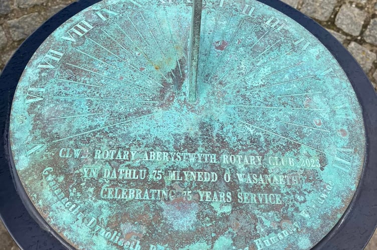 Aberystwyth Rotary sundial