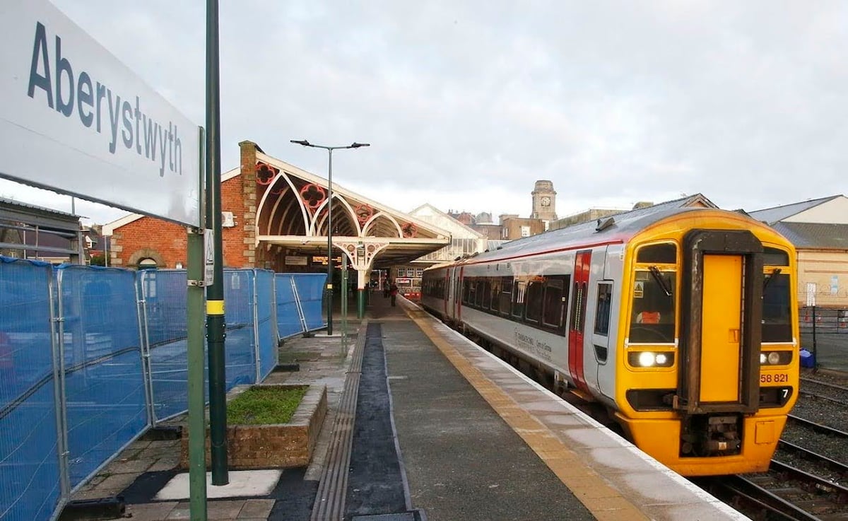 Bangor and Aberystwyth among top 10 most searched for train stations in Wales