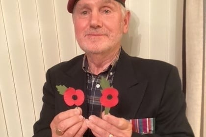 Newcastle Emlyn veteran gets behind plastic-free poppy