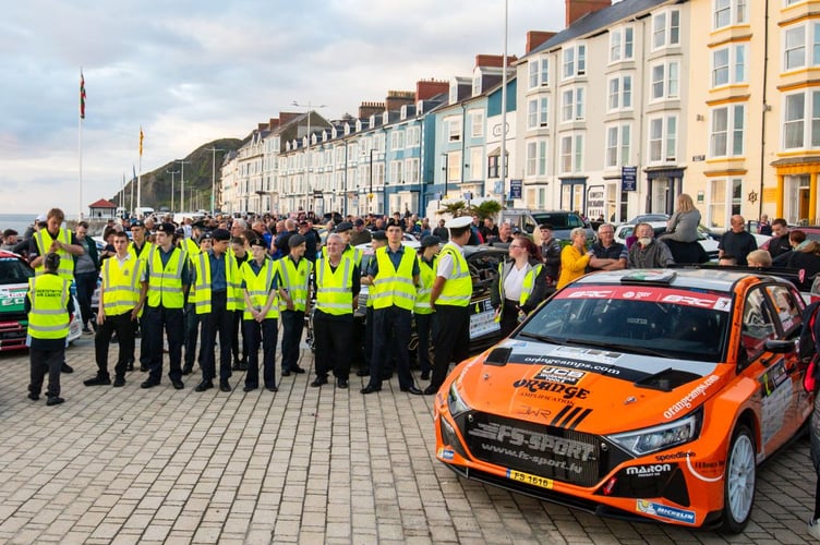 Rali Ceredigion volunteers