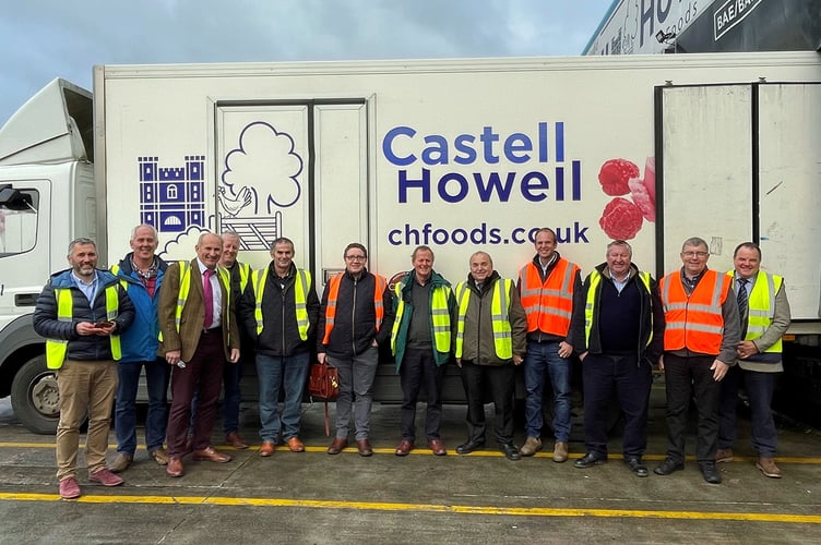 Livestock Board visit to Castell Howell