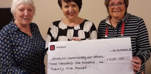 Concert raises over £3,100 for Bronglais Hospital chemotherapy unit