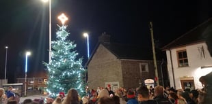 Llanbadarn light up the night sky with Christmas tree event