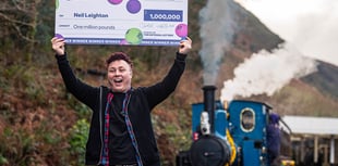 Train enthusiast celebrates £1m lottery win at Talyllyn Railway