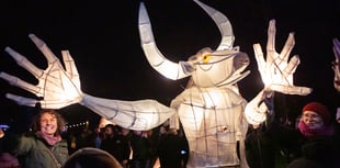 Fantastic lanterns light the streets of Cardigan