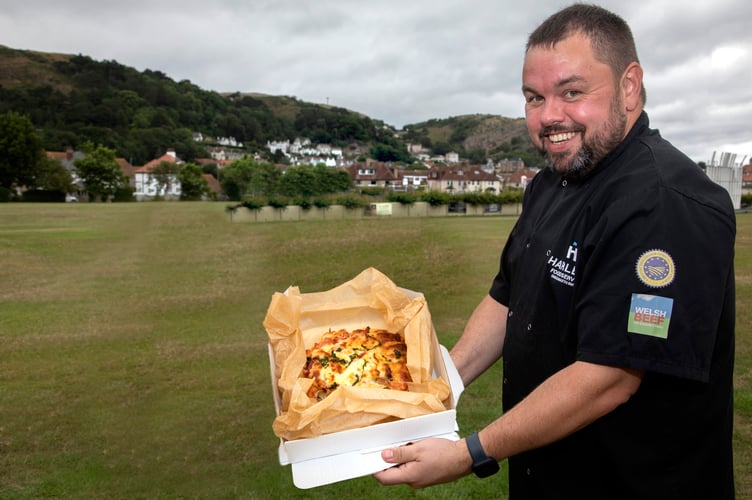 Harlech Foodservice development chef at Harlech Foodservice Stephen Griffiths .     Picture Mandy Jones