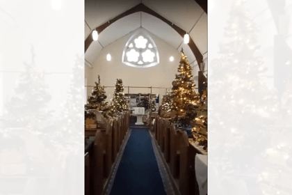 WATCH: The beautiful Christmas tree festival in Penrhyndeudraeth