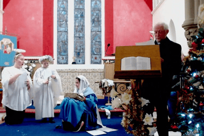 WATCH: The children of Penrhyndeudraeth take part in the Nativity
