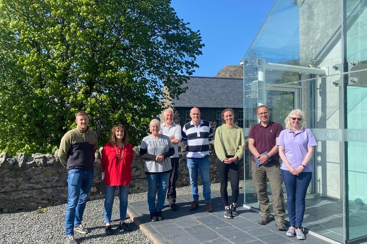 A group of leaners at Nant Gwrtheyrn