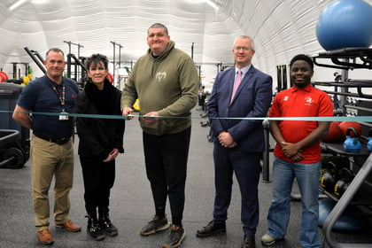 Ynyshir Chef officially opens new Aberystwyth sports dome