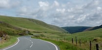 Mountain road to Llangurig closed