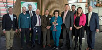 Welsh Black Cattle Society members in Senedd celebration