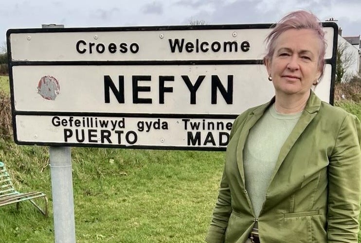 Liz Saville Roberts MP in Nefyn