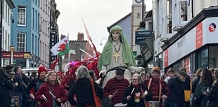 WATCH: Pictures of Aberystwyth events to honour Welsh patron saint