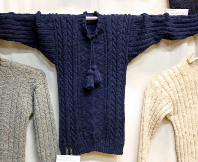 Exhibition inspired by fishermen's sweaters comes to mid Wales