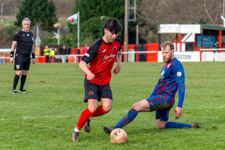 Cameron Allen scored his fourth goal in two games for new club Penrhyncoch