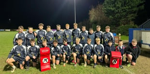 Aberaeron RFC juniors win training kit in online competition