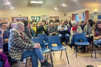 Concerned Cellan residents hold meeting over pylon plan
