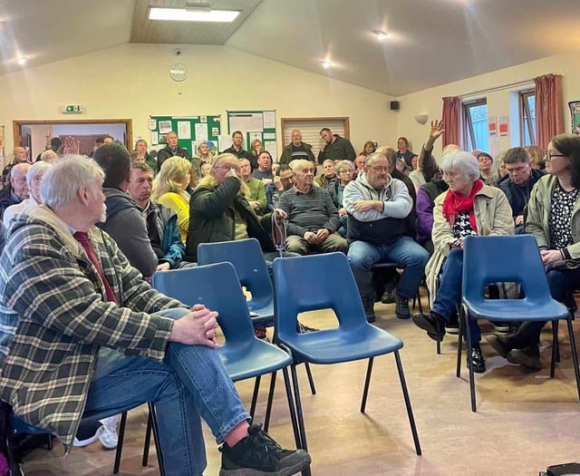 Concerned Cellan residents hold meeting over pylon plan