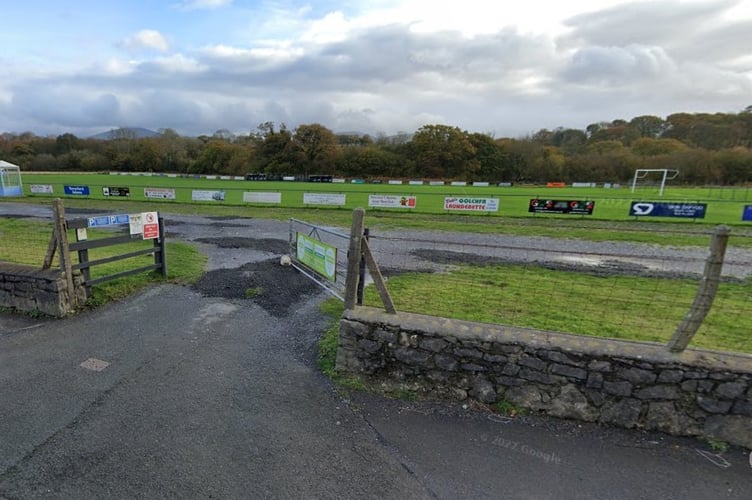 Cae Stanley football pitch at Bontnewydd.jpg