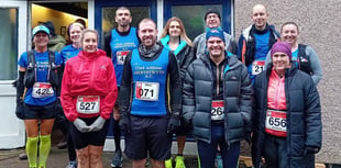 Aberystwyth Athletes take on springtime run in freezing conditions