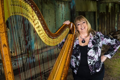Harpist's dream comes true thanks to collaboration with dance company