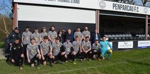 Penparcau stand named to honour Cliff's long service to local football