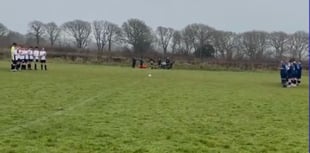 Minute's silence held to honour Llechryd junior player