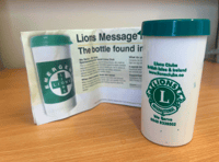 'Message in a bottle' scheme to help patients