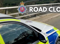 Coast road closed due to collision