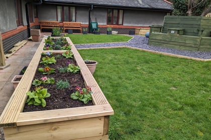 Care home garden will officially open this month