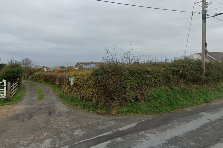 The parcel of land at Tresaith Road, Aberporth