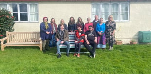 Young people present wellbeing bench to HAHAV