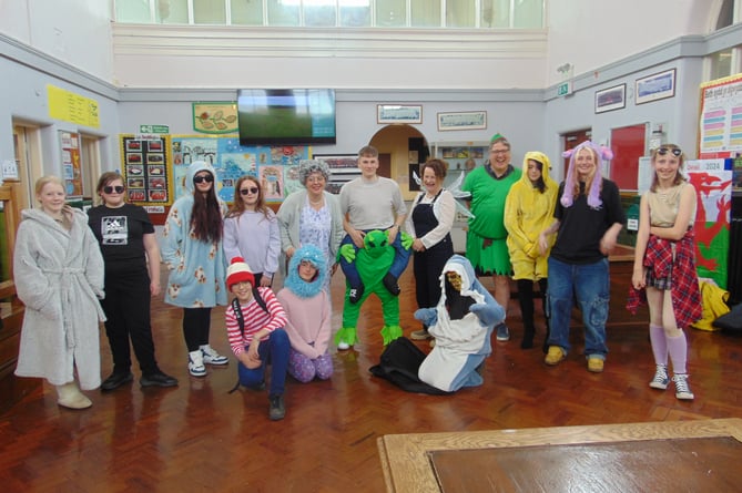 This year's theme, 'Dress Funny for Money,' saw pupils and staff arriving in vibrant and attention-grabbing attire