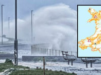 Flood alerts issued as Storm Pierrick sweeps across Wales