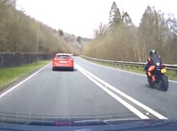 Expensive mistake for biker who overtook unmarked police vehicle