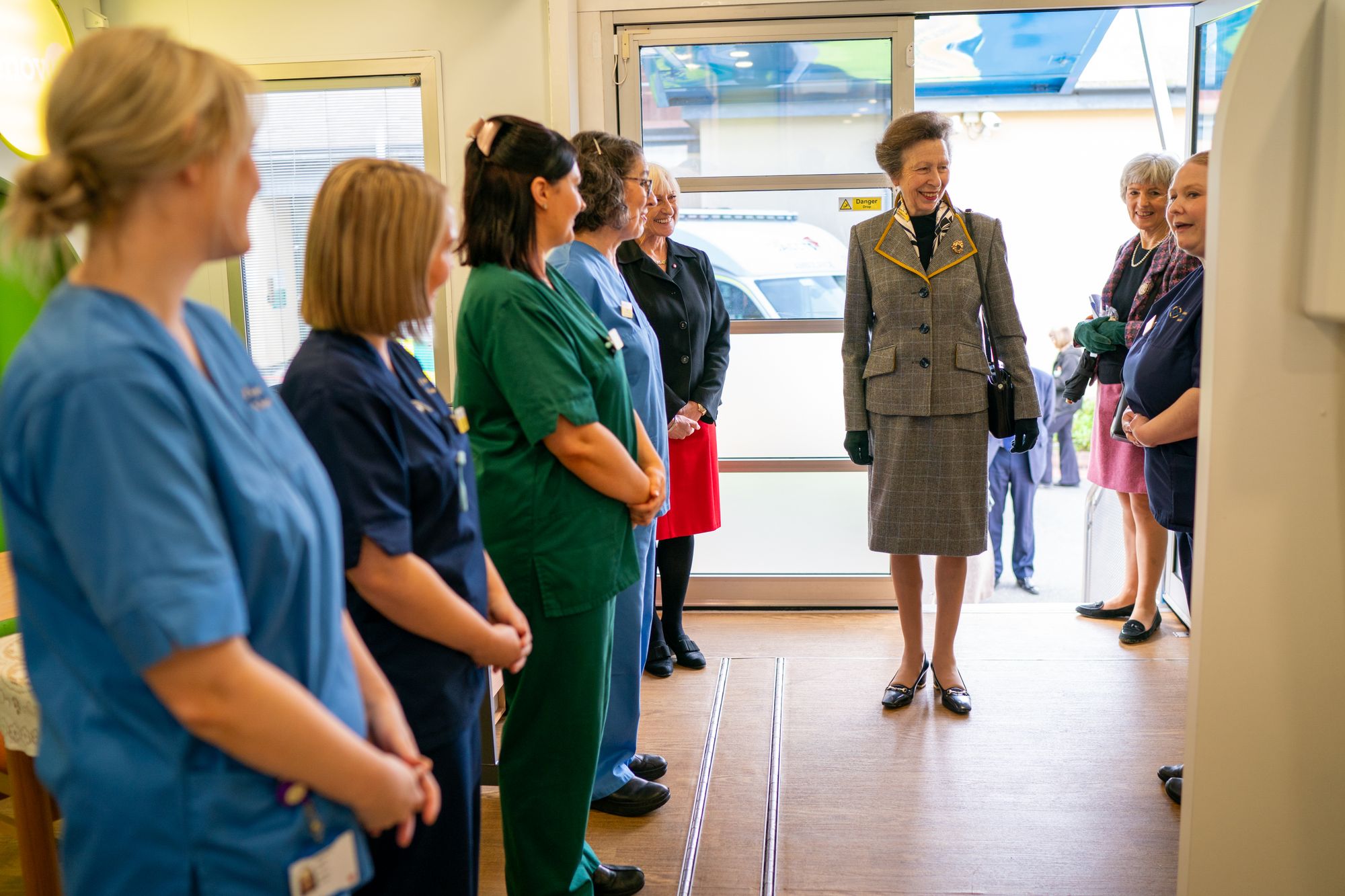 Princess Anne visits Bronglais Hospital | cambrian-news.co.uk