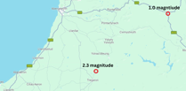 Two earthquakes recorded in mid Wales