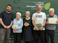 Gwynedd allotment group delighted to win award