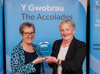 Ceredigion care worker wins prestigious award