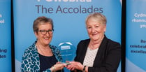 Ceredigion care worker wins prestigious award