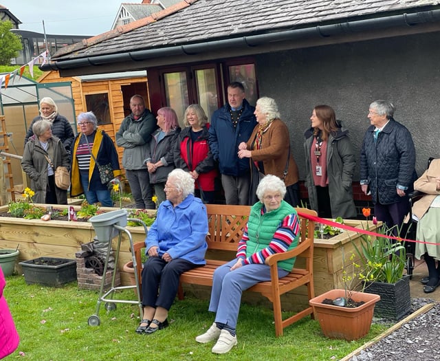 Care home garden will help residents with dementia