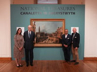 Canaletto masterpiece unveiled at Aberystwyth's National Library