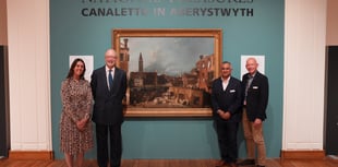 Canaletto masterpiece unveiled at Aberystwyth's National Library