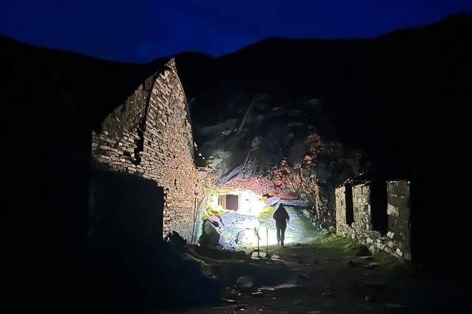 Three people were reported missing, believed to be in the mine system. Photo: Aberglaslyn Mountain Rescue Team