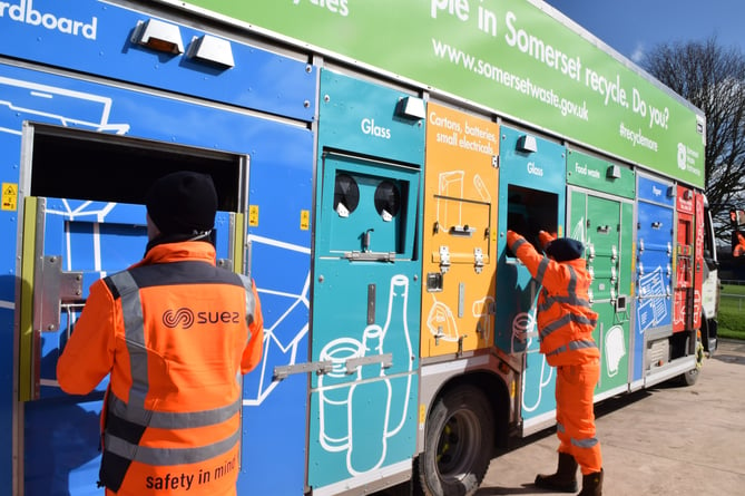 New recycling lorries are now in operation ahead of the Recycle More roll-out (Somerset Waste Partnership)