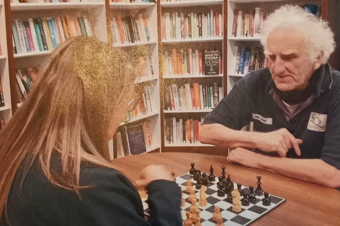 Chess enthusiast and a club founder, Mike Leaver