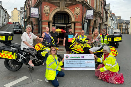 Donations welcomed by Blood Bikes Wales