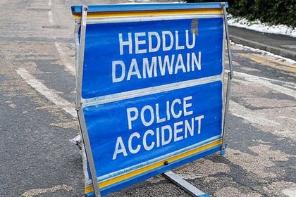 Two people are in hospital with serious injuries following A487 crash