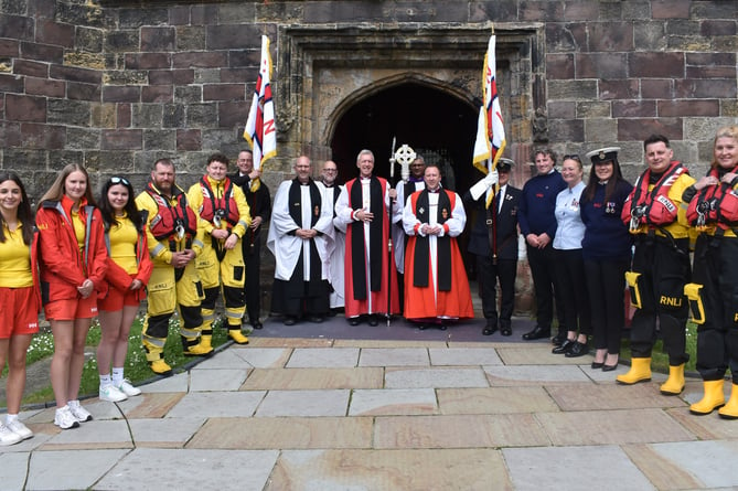 A Service has taken place at Bangor Cathedral to celebrate the 200th anniversary of the RNLI. Photo: Danielle Rush